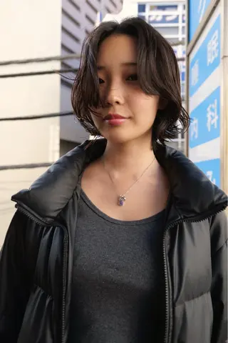 ミディアム パーマ パーマ特化/藤沢 /湘南/HYOのヘアスタイル