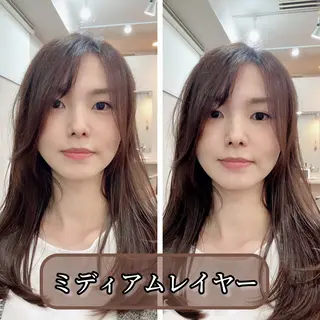 ロング TETOTE三宮店所属・レイヤーカット 服部恵典のヘアスタイル