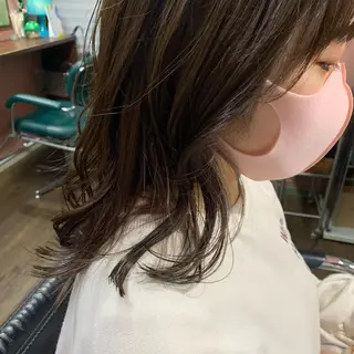 ミディアム カラー chouette/ 根本優希のヘアスタイル