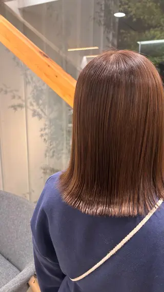 ミディアム カラー TEMIL HAIR 彩香のヘアスタイル