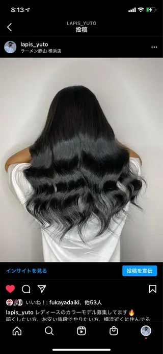 カラー men'slapis YUTOのヘアスタイル