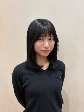 ミディアム カラー 京都/カラー/松野 翔のヘアスタイル