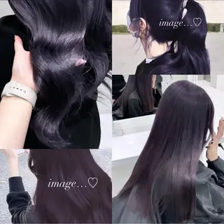 ロング カラー ヘアアレンジ 𝘳𝘺𝘰𝘬𝘢 髪質改善／ブリーチのヘアスタイル