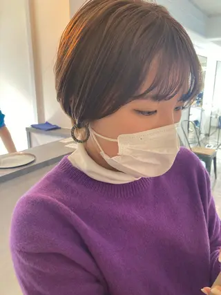 ショート カラー 佐伯 和佳のヘアスタイル