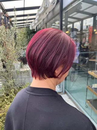 ショート URU organic hair所属・URU hair ふたばのヘアスタイル