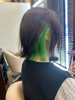 ミディアム カラー Re-PEP所属・Re-PEP 大城のヘアスタイル