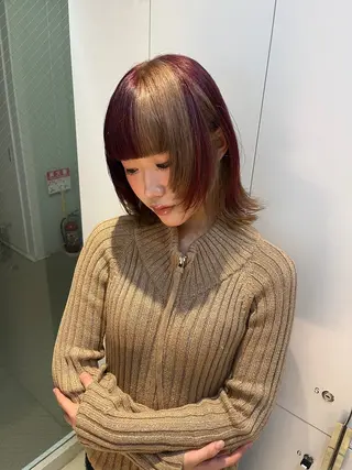ミディアム カラー 🎀透明感 カラー🎀ミズキのヘアスタイル
