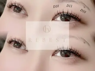 マツエク・マツパ REBEST 四條畷店のマツエク・マツパデザイン