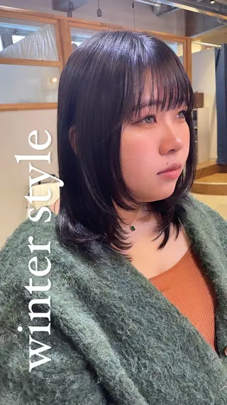 ミディアム カラー DEUCE　ヤマミヤ ヒロキ🌿のヘアスタイル