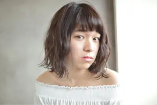 ミディアム Airs warm南浦和店所属・N.取扱いサロン🌼 Airswarm小林のヘアスタイル