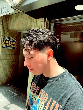 ショート CARNEL所属・メンズ専門CANEL かずまのヘアスタイル