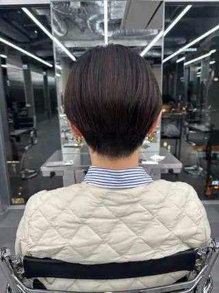 ショート ナンバーナイン所属・佐藤 莉子のヘアスタイル