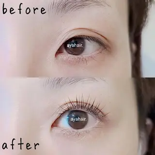 マツエク・マツパ ayahair. 彩のマツエク・マツパデザイン