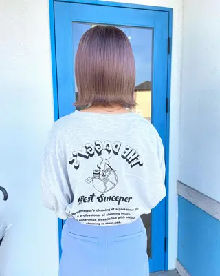 ミディアム キッズ カラー ヘアアレンジ メンズ corazon ブリーチのヘアスタイル