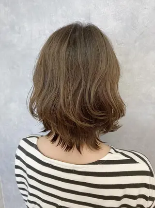 ミディアム カラー 五月女 隼人のヘアスタイル