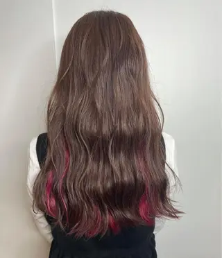 ロング カラー キルンサンピアン所属・ナチュラルカラー 児玉優香のヘアスタイル