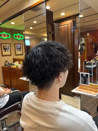 ミディアム パーマ メンズ 💈LGC💈 SANAのヘアスタイル