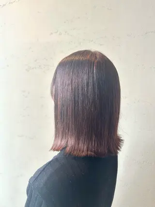 ミディアム カラー 大上 天寧のヘアスタイル