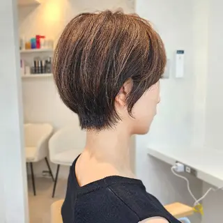 ショート カラー YUTORI hair&spa所属・ショート特化 上尾 YUTORIのヘアスタイル