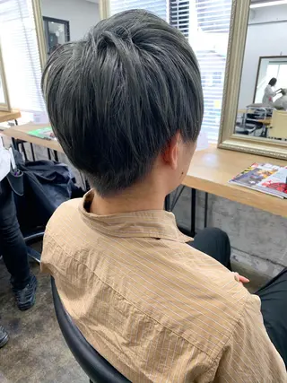 ショート カラー メンズ メンズパーマ メンズ特化ryoのヘアスタイル