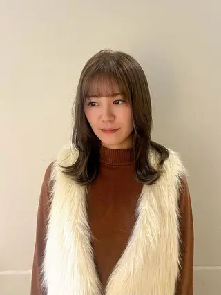 ミディアム みわ/博多 ブリーチ/メンズヘアのヘアスタイル