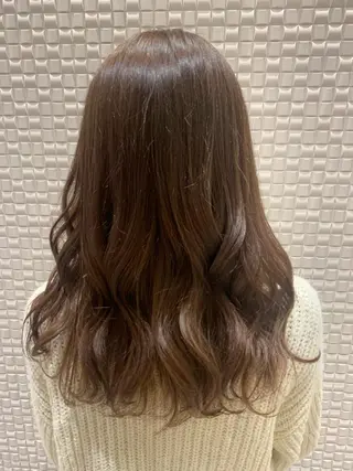 セミロング カラー シャドールーツ美容師 篠原康太のヘアスタイル