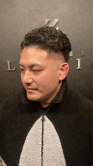 ショート パーマ メンズ メンズ特化 星野裕人のヘアスタイル
