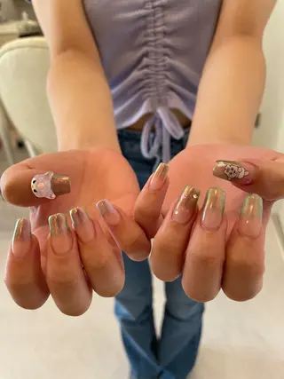 ネイル 束感まつ毛/ネイル/ LED♥KIRARAのマツエク・マツパデザイン