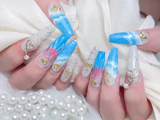 ネイル M🌷nail 長さだし専門店のネイルデザイン