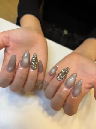 ネイル ️🩵Merci Miyu 南堀江️のネイルデザイン