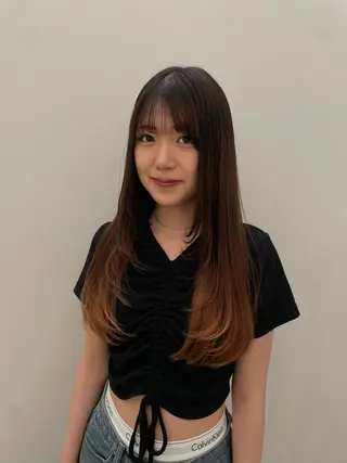 ロング ミユ/ショート/ カットモデル/名東区のヘアスタイル