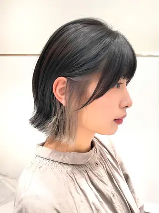 ショート カラー パーマ ヘアアレンジ レイヤーカット/ボブ /縮毛矯正✨大輝のヘアスタイル