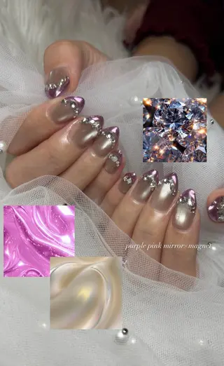 ネイル 𝑬𝑹𝑰𝑲𝑨 𓂃🎀𓈒𓏸のネイルデザイン