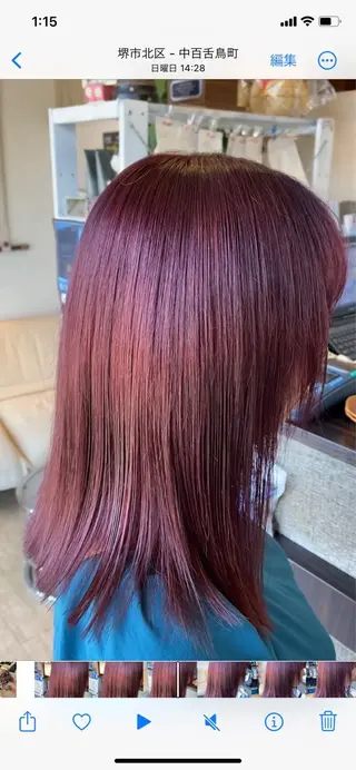 セミロング カラー VOCE所属・北川 泰之のヘアスタイル