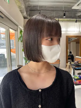 ショート カラー 🩵ボブ/レイヤー /髪質改善🩵のヘアスタイル