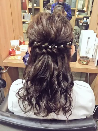 ロング ヘアアレンジ 加藤 圭悟のヘアスタイル