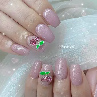 ネイル Purasia高橋✧ マグ/ワンホン/地雷のネイルデザイン