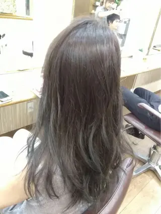 ロング カラー アンダーバーホワイト_WHITE所属・_WHITE芝本 賢吾【天王寺店】のヘアスタイル