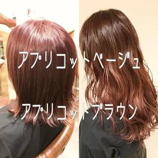 ミディアム カラー AMI Hair  supply所属・髪質改善カラー 韓国風レイヤーのヘアスタイル