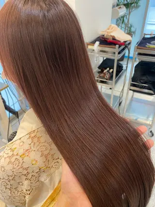 ロング カラー GO TODAY シェアサロン 渋谷sol店所属・モテ前髪 タゴメ シンヤのヘアスタイル