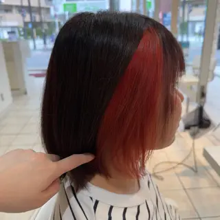 ショート カラー 【髪質改善特化】 艶髪/透明感カラーのヘアスタイル