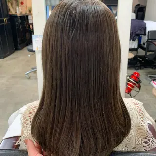 ミディアム カラー 似合わせレイヤー カット/KANNAのヘアスタイル