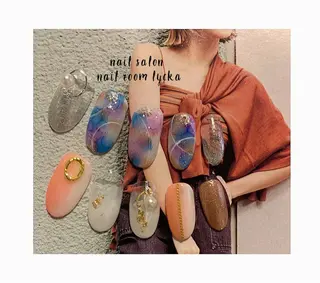 ネイル ﾈｲﾙﾙｰﾑﾘｯｶ 𝐦𝐚𝐲𝐮のネイルデザイン