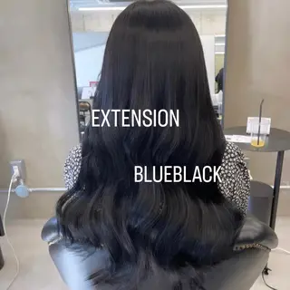 ロング カラー エクステ🩵ブリーチ 韓国ヘア🩵KAEのヘアスタイル
