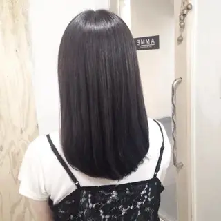 ミディアム 髪質改善&艶カラー sotaのヘアスタイル