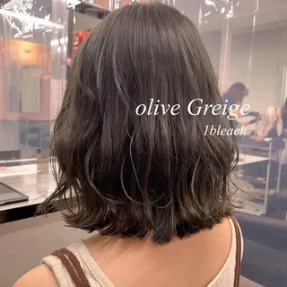 セミロング カラー ネイル マツエク・マツパ 透明感カラー/推しカ ラー☁️JURAのヘアスタイル