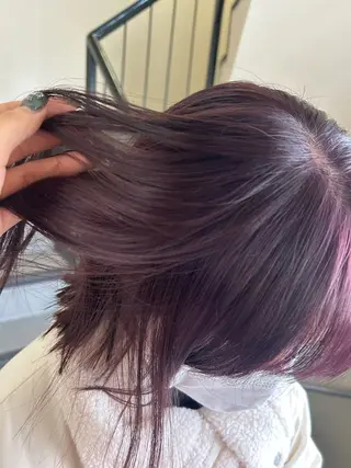 ショート カラー ☕️結【suii.】 ボブ/ヘアセット☕️のヘアスタイル