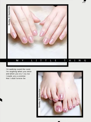 ネイル H3 Nail Tsuki🦋💙のネイルデザイン