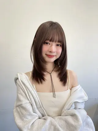 ミディアム ボブ/レイヤー /sora🌙✨️のヘアスタイル