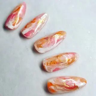 ショート ネイル RIONnail(リオンネイル)所属・RIONnail Yurikaのネイルデザイン